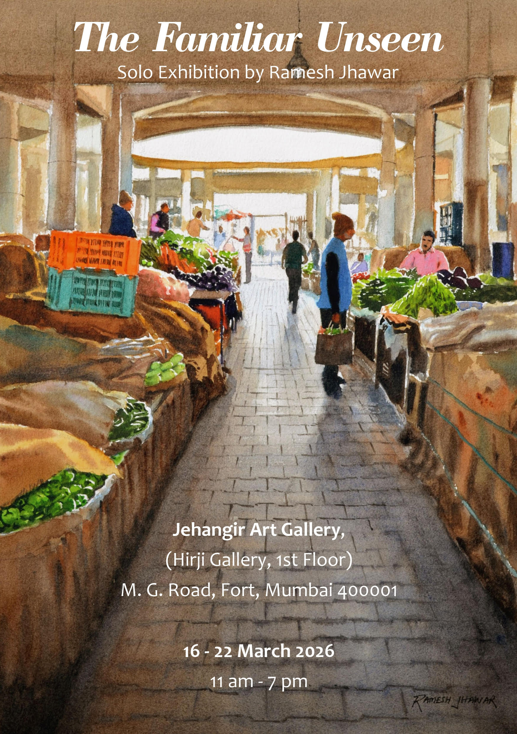 Solo Exhibition at Jehangir Art Gallery, Mumbai